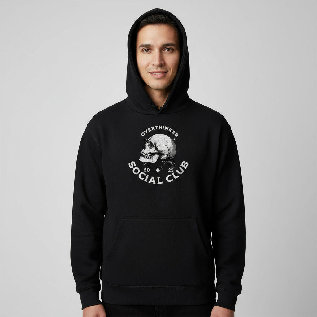 Overthinker Social Club - Unisex Oversized Hoodie