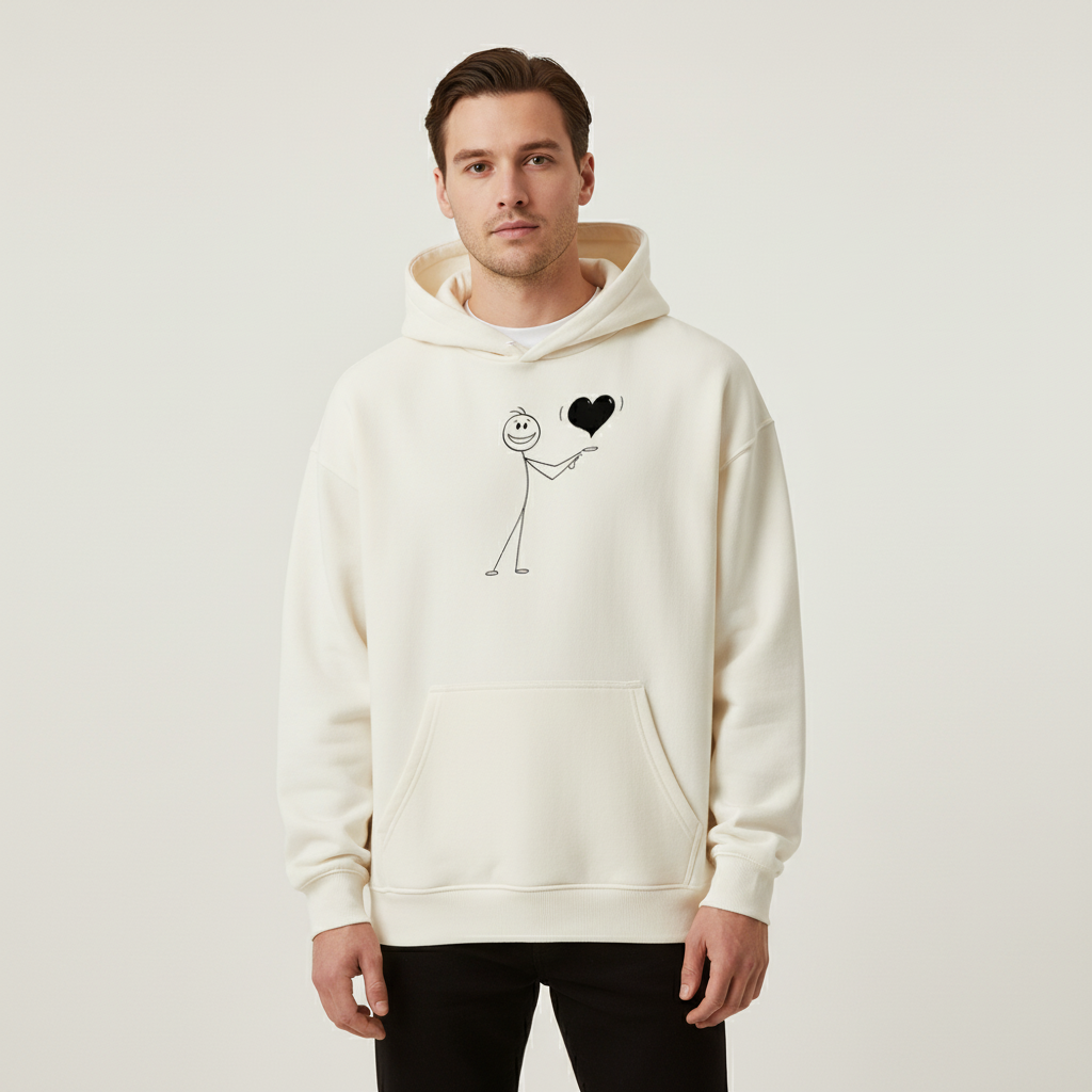 Es gibt viele Wege, Liebe zu zeigen - Unisex Oversized Hoodie