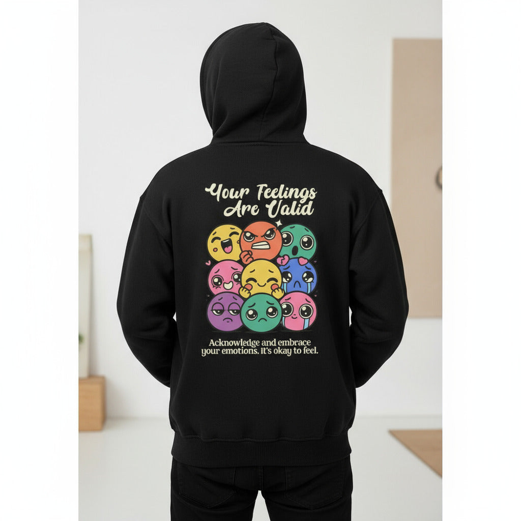 Your Feelings are Valid - Unisex Oversized Hoodie