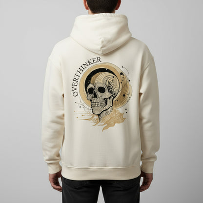 Overthinker Skull - Unisex Oversized Hoodie