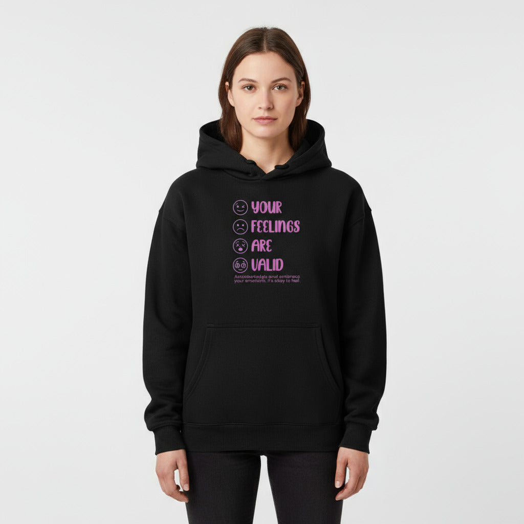 Feelings are Valid - Unisex Oversized Hoodie