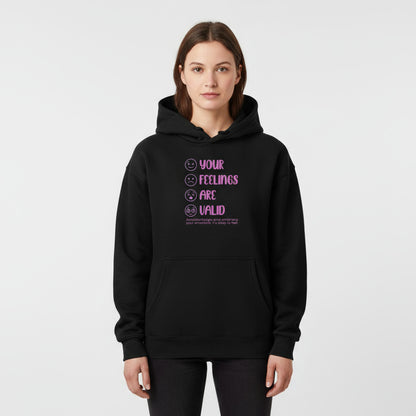 Feelings are Valid - Unisex Oversized Hoodie