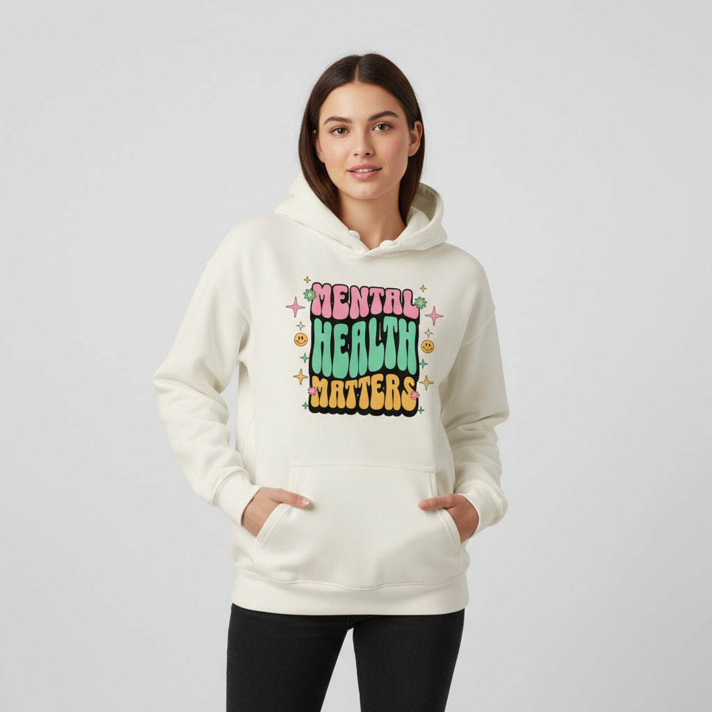 Mental Health Matters in Sweet colors - Unisex Oversized Hoodie