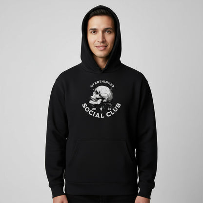Overthinker Social Club  - Unisex Oversized Hoodie
