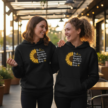Be Someone's sunshine when their skies are Gray - Unisex Oversized Hoodie