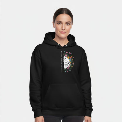 Mental Health Matters Flower - Unisex Oversized Hoodie