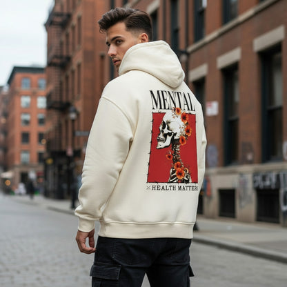 Mental Health Matters Porträt - Unisex Oversized Hoodie