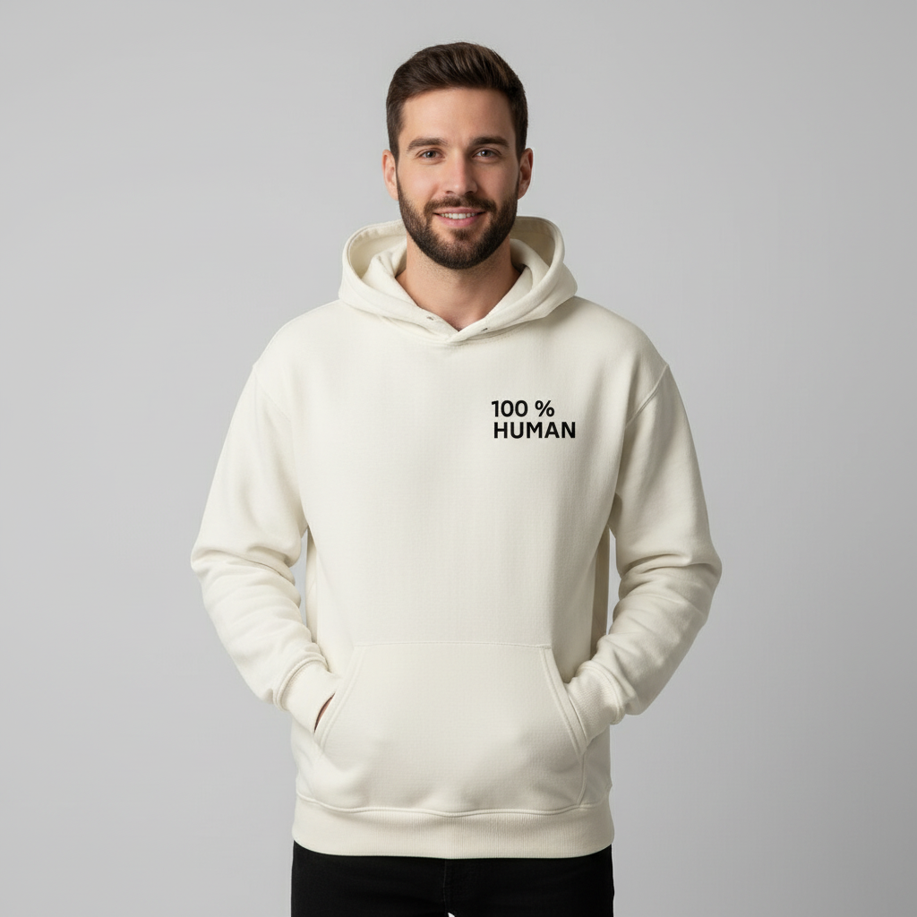 100 % Human - Unisex Oversized Hoodie