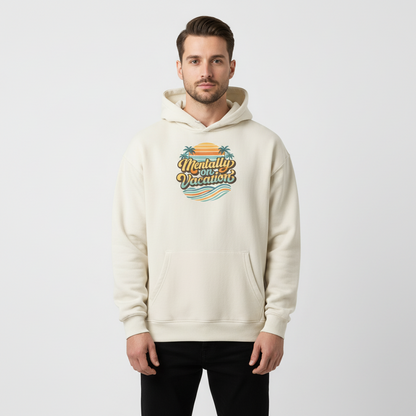 Mentally on Vac  - Unisex Oversized Hoodie