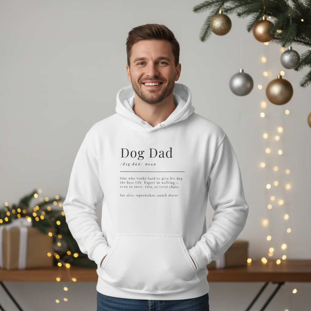 Dog Dad Definition - Unisex Premium Hoodie